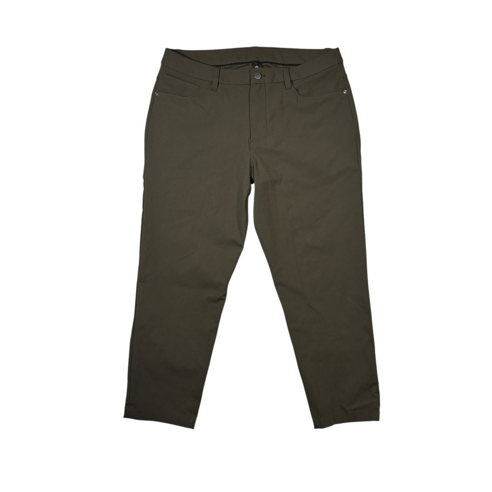 LULULEMON ABC Olive‎ Green Performance Tech Pants LM5AQRS.0 Mens 32